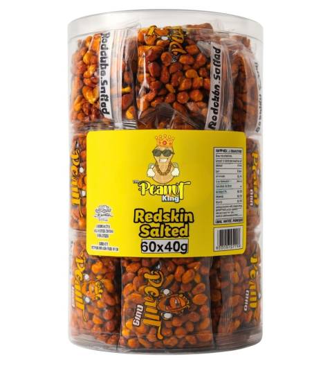 60 x 40g Redskin Peanuts