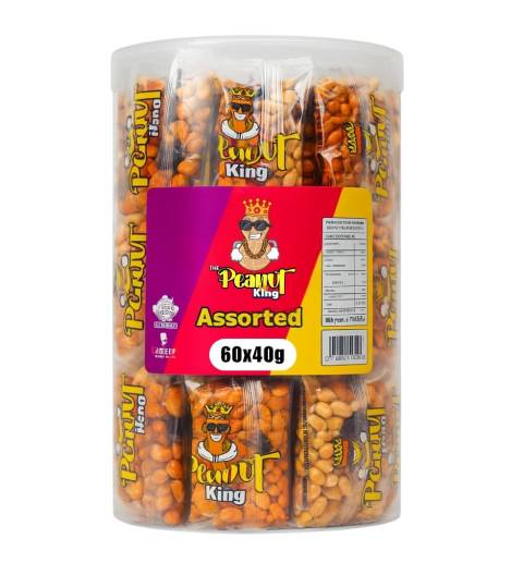 60 x 40g Assorted Peanuts