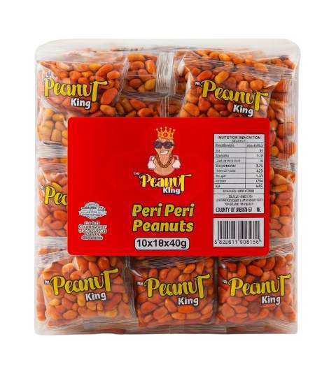 10 x 18 x 40g Peri-Peri Peanuts