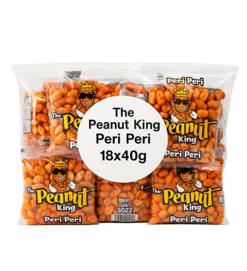 18 x 40g Peri-Peri Peanuts