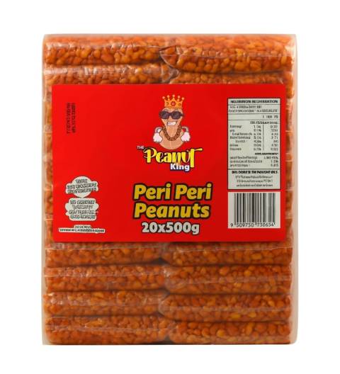 20 x 500g Peri-Peri Peanuts