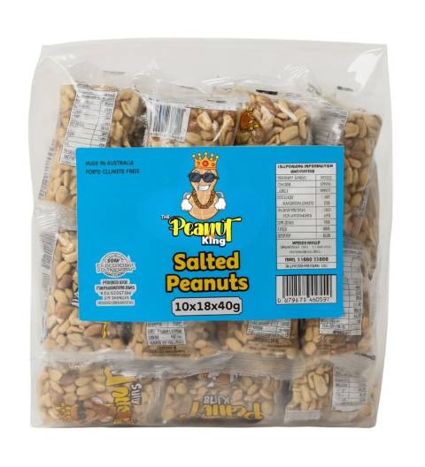 10 x 18 x 40g Salted Peanuts